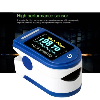 Nešiojamų Piršto Pulse Oximeter Kraujo Deguonies Įsotinimo metrų Piršto Pulsoximeter SPO2 Stebėti Oximeter OLED Ekranas