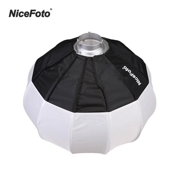 NiceFoto 50cm/20inch, Sulankstomas Softbox šviesos komplektas Soft Box fotografijos priedai su bowens Mount Greitai Įdiegti Nešiojamų