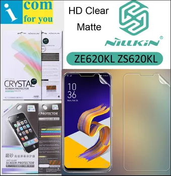 Nillkin Matinis HD Aišku, Ekrano Apsauginės Plėvelės, Skirtų Asus Zenfone 5 ZE620KL Zenfone 5z ZS620KL Minkštas Skaidrus Kristalas