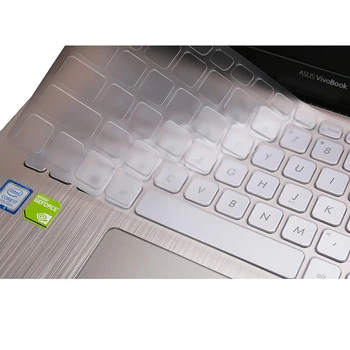 OVY Klaviatūros Apima ASUS Vivobook X409 F X409Fj X409FA X409FB TPU aiškų nešiojamojo kompiuterio klaviatūros dulkių įrodymas apsaugine Plėvele padengti