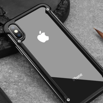 Oatsbasf Aliuminio Metalo Bumper Case For iPhone 12 11 Pro Max 12 X mini XS XS MAX XR Prabanga Sunku atsparus smūgiams Lašas Apsaugos Atveju