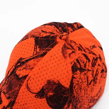 Oranžinės Spalvos Skrybėlę Medžioklės, Žvejybos Camo Kepurė Reguliuojamas Camcouflage Beisbolo Kepurė Vyrams