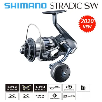 Originalios SHIMANO 2020 STRADIC SW PARDAVIMO 6000PG Sūraus vandens Verpimo Žvejybos 4000HG/4000XG/5000PG/6000HG//6000XG/8000HG/8000PG 6+1BB