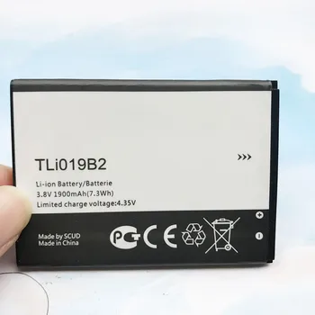 Originalus Baterijos TLi019B1 TLi019B2 Už Alcatel One Touch OT 991 991D 992D 916D 6010 TLi019B2 CAB1900003C2 Bateria 1900mAh