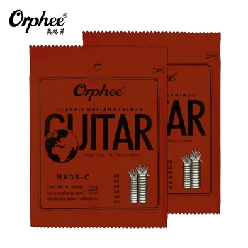 Orphee NX35-C Nailono Klasikinės Gitaros Stygos 6pcs Pilnas Komplektas Pakeitimo (.028-.045)