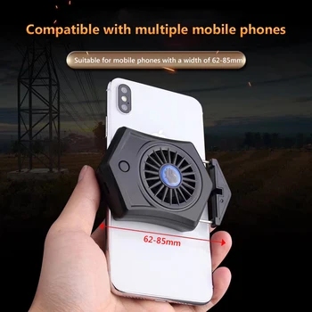 P9 Universalus Nešiojamas Įkraunamas Mobilusis Telefonas, Šaldytuvas Žaidimas Aušinimo Ventiliatorius Radiatoriaus Tinka iPhone/Android telefonai/tabletės