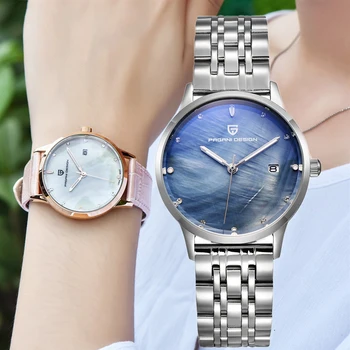 PAGANI Projekto Viršuje Prekės ženklo Moterims Žiūrėti Kvarcas Laikrodžio Moteris, Vandeniui Apvalkalas Prabanga Dial Suknelė Laikrodžiai Relogio Feminino Relojes Mujer