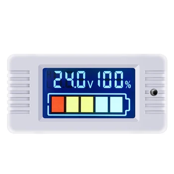 PZEM-023 0-100v Spalvotas LCD Digital Voltmeter Skydelis Metrų Elektros Baterijos Testeris, Ličio, Švino-rūgšties Baterijos Matuoklis