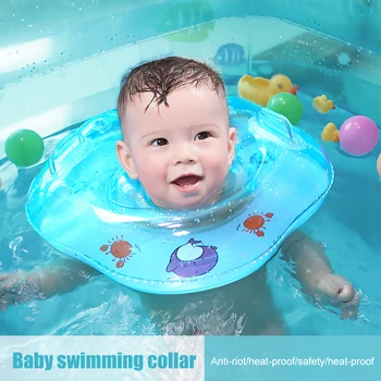 Peotable Pripučiami Naujagimių Apykaklės Kūdikių Baseinas Priedai Kūdikių Vamzdžio Žiedas Plaukti Kaklo Žiedas Saugos Plaukimas Pripučiami Vamzdis
