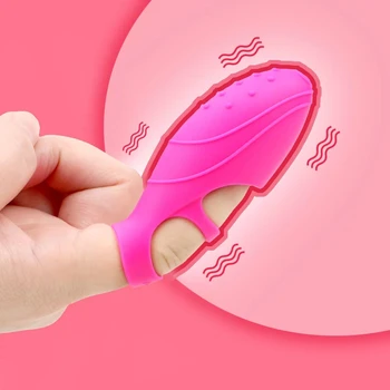 Piršto Vibratorius Klitorio Stimuliatorius Suaugusiųjų sekso žaislai Šokių Piršto Batų Masturbacija G Spot makšties masažas Sekso Žaislai Moterims