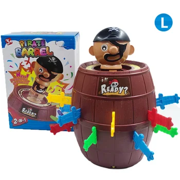 Pop-Up Piratų Barelį Žaidimas Įdomus Naujiena Lentelė Pasisekė Pabandyti Mini Cube Gimtadienio Vaikų Šeimos stalo Žaidimas, Žaislai Vaikams
