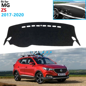 Prietaisų skydelio Dangtelis Apsauginis Padas MG ZS 2017 2018 2019 Automobilių Reikmenys Dashmat galiniu langu skėtį nuo saulės Anti-UV danga MGZS