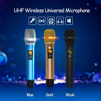 Profesinės Bevielis Mikrofonas Karaoke Universalus Garsiakalbis Nešiojamą Mic Garso Stiprintuvas Skaitmeninis Dažnis
