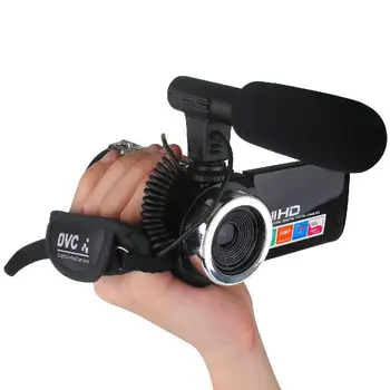 Profesionalus 4K HD Vaizdo Kamera video Kamera, Naktinio Matymo 3.0 Colių LCD Jutiklinis Ekranas vaizdo Kameros 18 x Skaitmeninis Priartinimas vaizdo Kamera su Mikrofonu