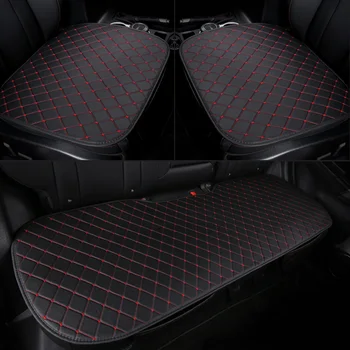 Pu automobilių sėdynės padengti priekiniai galiniai odos pagalvėlės raštas kilimėlį, pagalvėlę nissan qashqai j10 almera n16 pastaba: x-trail t31 patrol y61