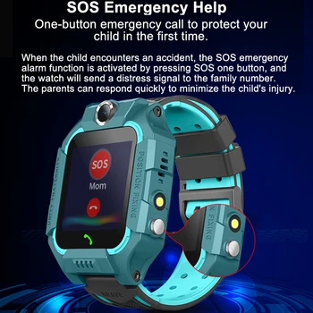 Q19 Vaikai Smart Žiūrėti Ryšio Telefono LBS Vietą Tracker SOS Vandeniui Vaikų Smartwatch SIM Kortelės HD Vaizdo Skambučių Vaikui Žiūrėti