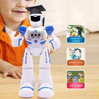 RC Nuotolinio Valdymo Robotas Smart Veiksmų Vaikščioti, Dainuoti, Šokti Veiksmų Skaičius, Judesių Jutiklis, Žaislų, Dovanų Robotas USB Įkrovimo Šokti vaikų