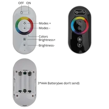 RF Sienos, Touch control ir Nuotolinio RGB LED Juostos 220V 220 V vandeniui LED Juostos Šviesos SMD5050 LED juosta kaspino ledstrip juostele