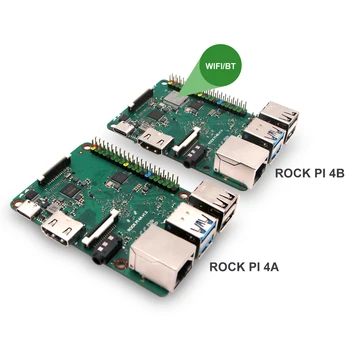 ROKO PI 4A V1.4 Rockchip RK3399 ARM Cortex šešių pagrindinių SBC/Single Board Computer Suderinama su europos sąjungos oficialusis Aviečių Pi Ekranas