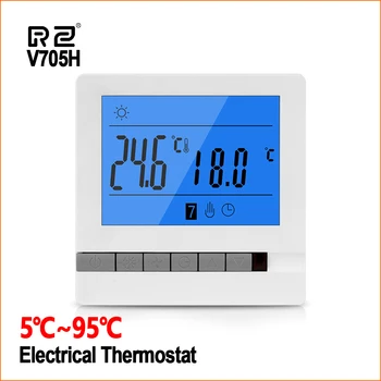 RZ Namų Thermoregulator 220V 16A Programuojamas Grindų Šildymo Kambario Sienos Universalus Skaitmeninis Termostatas, Temperatūros Reguliatorius