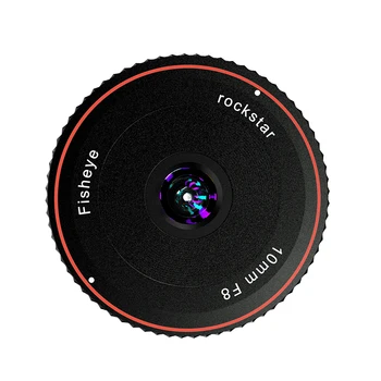 Roko Žvaigždė 10mm F8 micro-vienas ultra-wide-angle kraštovaizdžio žvaigždėtas dangus fiksuoto židinio nuotolio objektyvai tinka E/FX/M43/EFM/Z