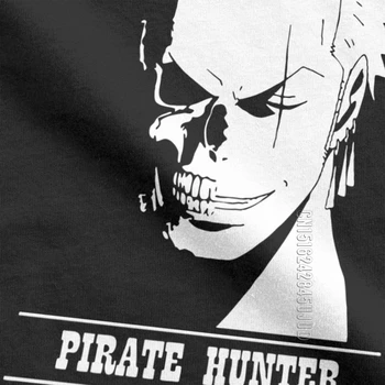 Roronoa Zoro Piratų Medžiotojas Marškinėliai Vyrams Medvilnės Marškinėliai Anime One Piece Komiksai Harajuku Vyrų Tees Viršūnes, O Kaklo Plius Dydis