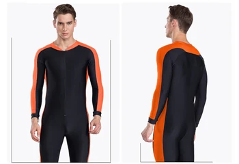 SBART UPF 50+ Lycra Nardymo Hidrokostiumą, anti-UV vienas gabalas bėrimas apsaugas ilgomis rankovėmis maudymosi kostiumėliai, surf Kostiumas Vyrams, Moterims Saulės Apsaugoti