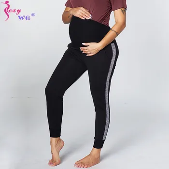SEXYWG Nėštumo Kelnes Materniti Legging Mados Motinystės Kelnės Nėščioms Drabužius Moterų Atsitiktinis Kelnės OverBelly Liftas Kelnės