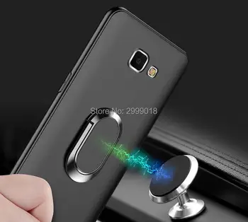 Samsung Galaxy A3 2017 Minkštas Atveju Magnetinio Magnetas Automobilių Piršto Žiedą, Byloje Dėl 