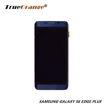 Samsung Galaxy S6 Krašto PLIUS G928 G928F G928G LCD Ekranas Jutiklinis ekranas Su frame skaitmeninis keitiklis Surinkimo Samsung G928T G928A