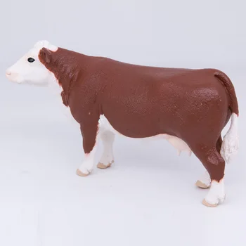 Schleich Ūkių Pasaulio Gyvūnų Hereford Karvė Modelis Plastiko Žaislas Pav #Naujas 13867