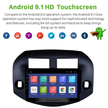 Seicane Android 10.0 Multimedia Player 10.1 Colių GPS Automobilio Radijo 2007 M. 2008 M. 2009 M. 2010 M. 2011 M. 