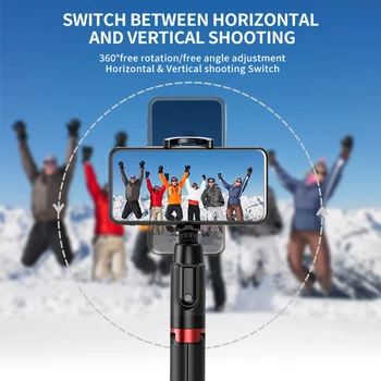 Selfie Stick Trikojo Nešiojamų All-in-One 1.3 Metrų Live Transliacijos Telefono Universalus 360 Nematomas Kišeninis Kelionių Ruožas Laikiklis