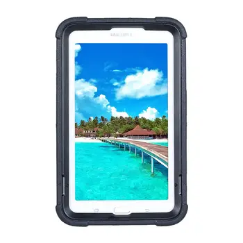 Sunkiųjų Hibridinių Šarvai Case for Samsung Galaxy Tab 3 lite 7 T110 T111 dangtelis, skirtas 