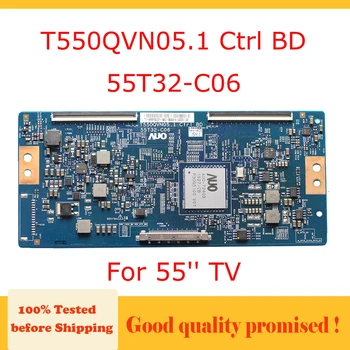 T-con Valdybos T550QVN05.1 Ctrl BD 55T32-C06 tv 55 colių Logika Valdybos T550QVN05.1 55T32-C06 Originalus teste de placa tv nemokamas pristatymas