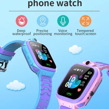 T16 Chirldren Smart Wacth IP67 atsparus Vandeniui Smartwacthes Vaikams Žiūrėti Telefonas 2G SIM Kortelės SOS Skambučio LBS Stebėjimo Vieta Kūdikių Laikrodžiai