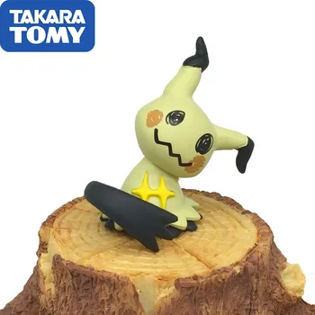 TAKARA TOMY Originali Pokemon Lėlės MC Lėlės Veiksmų Skaičius, Mimikyu Modelis Žaislų Kolekcijos Berniukas Žaislas Mergina Dovanos