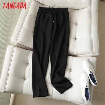 Tangada Mados Moteris Aukštos Kokybės Krovinių Kelnės Aukštu Juosmeniu Kelnės Laisvas Kelnes Poilsiu Moterų Sweatpants Streetwear 6D83