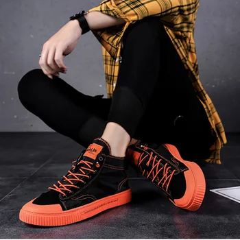 TaoBo 2020 Nauji Aukštos Viršų Vyrai Laisvalaikio Bateliai Dydis 39-44 Ultra Light Moterims Vaikščioti Sneaker Kvėpuojantis Ne slydimo Oda Solf Batai