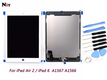 Tinka Apple Ipad 2 Oro ipad 6 A1567 A1566 naujas LCD + touch ekrano komponentų keitimą XL
