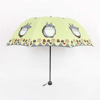 Tonari no Totoro Cosplay Rekvizitai Kawaii Skėtis nuo Saulės, Lauko Gatvės Nešiojamų skėtį nuo saulės Skėtis Prop