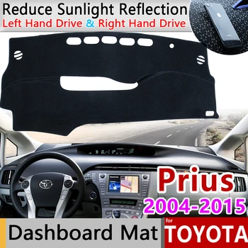 Toyota Prius 20 30 2004~neslystantis prietaisų Skydelio Kilimėlis Padengti Trinkelėmis skėtį nuo saulės Dashmat Automobilių Apsaugoti Kilimą, Anti-UV Priedai kilimas