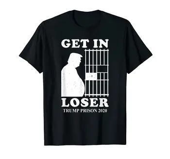 Trump Kalėjimo 2020 M. Gauti Nevykėlis, Užrakinti Jį, Marškinėliai Juokinga Derliaus Dovana Vyrams