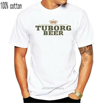 Tuborg Alaus logotipą, Juoda T-Shirt Unisex
