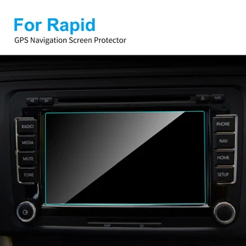 Už Skoda Rapid 6.5 Colių TPU Automobilių GPS Navigacijos Screen Protector, TPU Ekrano Apsauginės Plėvelės Automobilių Interjero Automobilių Reikmenys