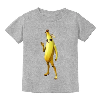 Vaikai & Baby Juokinga, Print T-shirt Paauglių Berniukų Bananų trumpomis Rankovėmis, Trišakiai Harajuku Marškinėliai