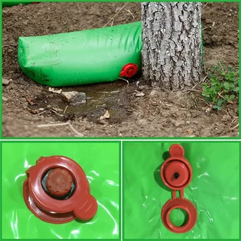 Vandens Taupymo PVC Patvarus Originalus pailginto Atpalaidavimo Medžio Lašelinę Laistymo Krepšys Medžiai ir Krūmai 2.6 Galonas (10 litrų)