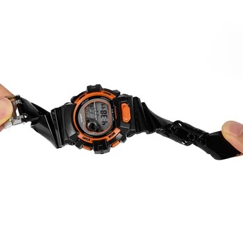 Vyrai Laikrodžiai PANARS Skaitmeninis Anti-Shock Laikrodis Šviesos Signalizacijos Elektroninių Watchwrist Atsparus Vandeniui Sporto Running Man Žiūrėti Male