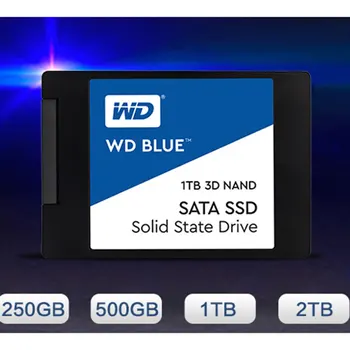WD Kietasis Diskas SSD SSD Sata3 250GB/500 GB/1 TB/2TB Vidinio Kietojo Disko SSD 250 GB, 500 GB, 1 TB 2T Diskoteka Duro Interno Kietąjį Diską