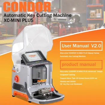 Xhorse Condor XC-Mini Plus CONDOR XC-MINI II Automatinė Klavišą Pjovimo Mašina